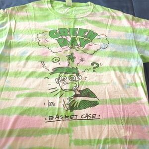 Fruit of the Loom Green Tie-Dye T-Shirt